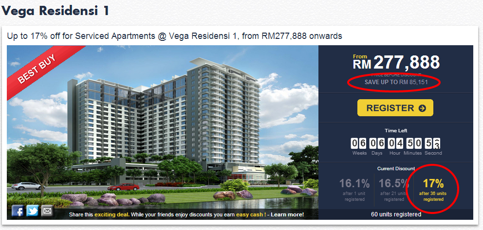 Deals   Vega Residensi 1   Property Plus
