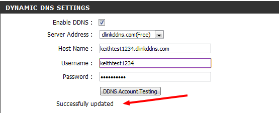 Entering Correct Information onto DIR 615 router for Dlink DDNS